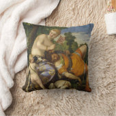 ビーナスとアドニス（Paolo Veronese著） クッション (ブランケット)