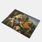 ビーナスとアドニス（Paolo Veronese著） ドアマット (アングル)