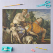 ビーナスとアドニス（Paolo Veronese著） 薄葉紙 (クラフト)