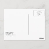 ビーナスのボッティチェリ誕生 ポストカード (裏面)