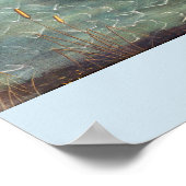 ビーナスの復元および変色したボッティチェリ誕生 ポスター (角)