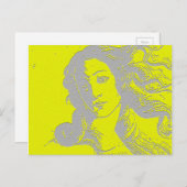 ビーナスの誕生，女神，代替 ポストカード (正面/裏面)