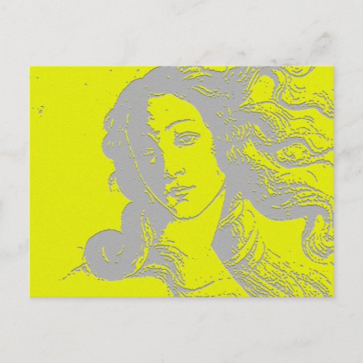 ビーナスの誕生，女神，代替 ポストカード (正面)