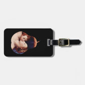 ビーナスキューピッドフォリーと時間バイブロンジーノラゲッジタグ ラゲッジタグ (正面横)