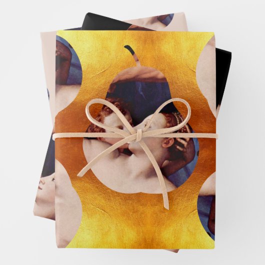 ビーナスキューピッドフォリーと時間byブロンジノWPS3 ラッピングペーパーシート (インサイチュ)