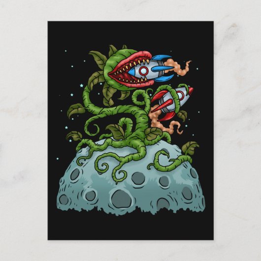 ビーナスフライトラップキッズバブルティーギフト肉食 ポストカード (正面)