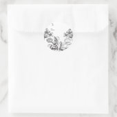 ビーナスフライトラップギフトラベル ラウンドシール (バッグ)