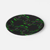 ビーナスフライトラップパターンパーティー紙プレート ペーパープレート (アングル)