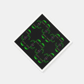 ビーナスフライトラップパターン紙ナプキン スタンダードカクテルナプキン (角)