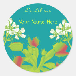 ビーナスフライトラップ予約ラベル ラウンドシール