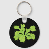 ビーナスフライトラップ植物芸術キーチェーン キーホルダー (正面)