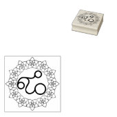 ビーナスフラワーオブラブエンジェルアブンディア ラバースタンプ (押印)