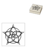 ビーナスフラワーオブラブペンタグラム – TriColor ラバースタンプ (押印)