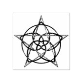 ビーナスフラワーオブラブペンタグラム – TriColor ラバースタンプ (インプリント)