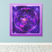 ビーナスフラワーオブラヴ美術宇宙 キャンバスプリント (インサイチュ (ウッドフロア))