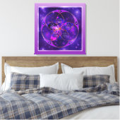 ビーナスフラワーオブラヴ美術宇宙 キャンバスプリント (インサイチュ (寝室))