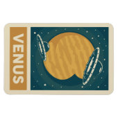 ビーナスレトロ銀河系UFO マグネット (横)