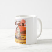 ビーナス旅行ポスターに旅行しよう。 コーヒーマグカップ (正面右)
