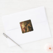 ビーナス頼スのアエネアスの鎧のためのバルカン(油) スクエアシール (封筒)