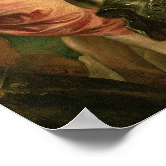 ビーナス頼スのアエネアスの鎧のためのバルカン(油) ポスター (角)