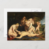 ビーナス&アドニス – ルーベンス ポストカード (正面/裏面)