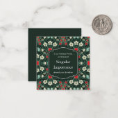 ビーナス・フライツラップ ビクトリアン ゴシック ミニ ノートカード (正面/裏面インサイチュ)