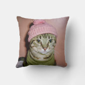 ビーニーのクッションに入った猫 クッション (裏面)