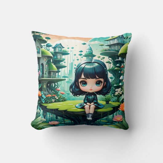 ビーニーの可愛いカラフルフクロウ クッション (正面)