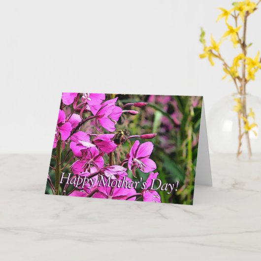 ビーニース カード (黄色い花)