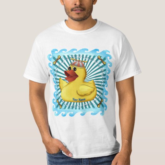ビーニーハットラバーダックカスタムTシャツ Tシャツ (正面)