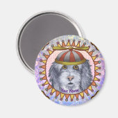 ビーニー羊の犬 マグネット (正面/裏面)