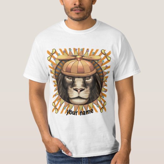 ビーニー ライオン Tシャツ (正面)