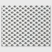 ビーハイブとハチ#1紋章ヴィンテージ ラッピングペーパー (フラット)