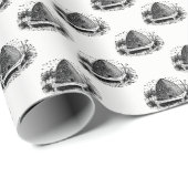 ビーハイブとハチ#1紋章ヴィンテージ ラッピングペーパー (ロールコーナー)