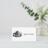 ビーハイブとハチ#1紋章ヴィンテージ 名刺 (スタンド正面)