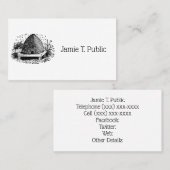 ビーハイブとハチ#1紋章ヴィンテージ 名刺 (正面/裏面)