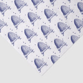 ビーハイブとハチ#2紋章ヴィンテージブルー 薄葉紙