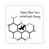 ビーハイブとビーアートスタンプ ラバースタンプ (インプリント)