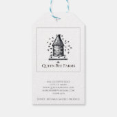 ビーハイブとビーズファーム ギフトタグ (裏面)