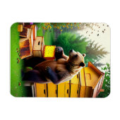 ビーハイブのクマ磁石 マグネット (横)