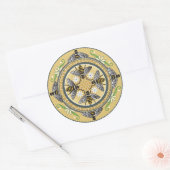 ビーハイブのシール ラウンドシール (封筒)