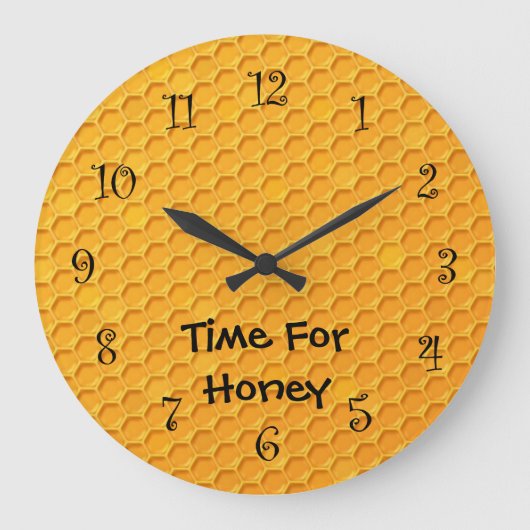 ビーハイブキッチンの壁掛け時計 ラージ壁時計 (正面)