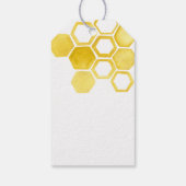 ビーハイブハニービーサンキューメッセージカード ギフトタグ (裏面)