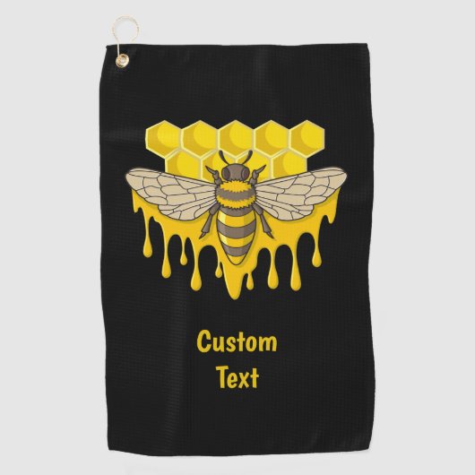 ビーハイブハニー ゴルフタオル (正面)