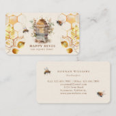 ビーハイブビーキーパーウォーターカラー 名刺 (正面/裏面)