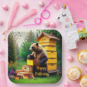 ビーハイブベア ペーパープレート (パーティー)