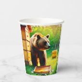 ビーハイブベア 紙コップ (裏面)