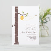 ビーハイブ結婚式招待状 招待状 (スタンド正面)