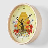 ビーハイブ 壁時計 (傾斜)