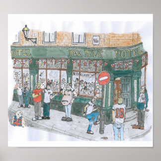 ビーハイブNEWCASTLE 1990 ポスター